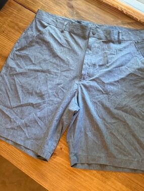 Ocean + Coast Men's Gray Polyester Spandex Casual Shorts Size 38